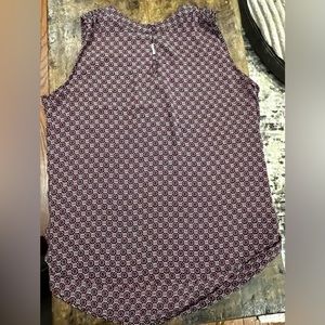 Loft polyester sleeveless top